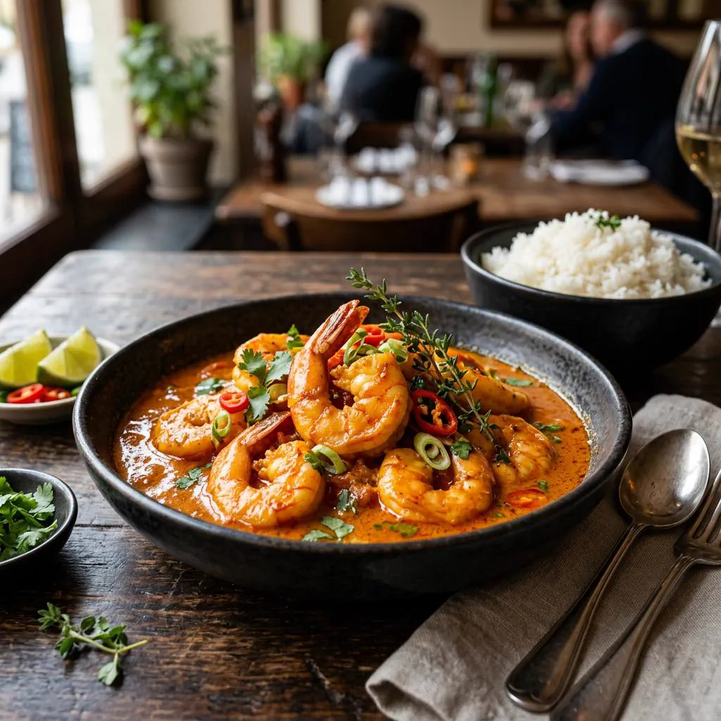 Cari Crevettes - Plat reunionnais